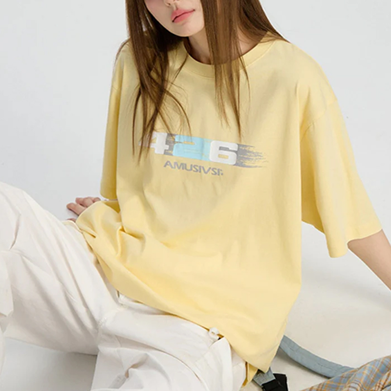 shop at hongfeng for high-quality yellow t shirts for women with premium cotton fabric.